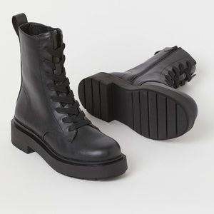 H&M Black lace Boots